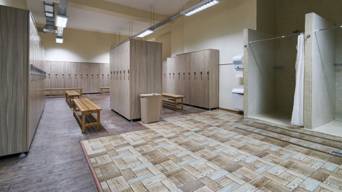 locker room