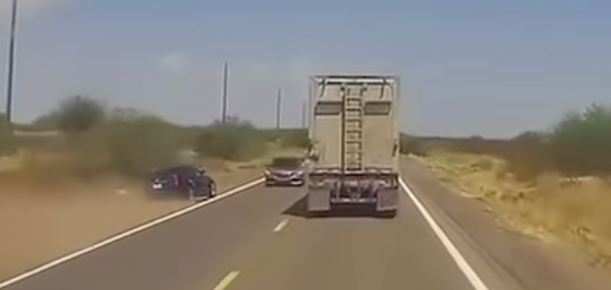 ‘Flying turd’ demonstrates how not to pass on SR 238: video