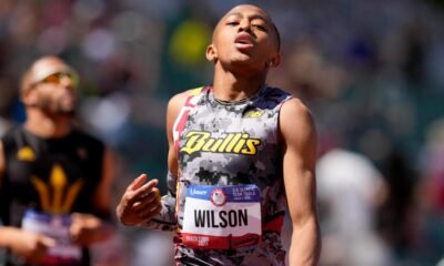 16-year-old US sprinter Quincy Wilson is in line to run in Olympic 4x400 relay