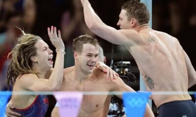 US sets world record in swimming mixed relay