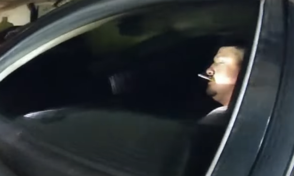 WATCH: With a baggie of coke and license revoked, salty driver gets peppered