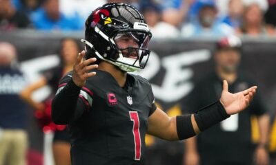 Jared Goff throws 2 TD passes and Lions' defense slows Kyler Murray in 20-13 win over Cardinals