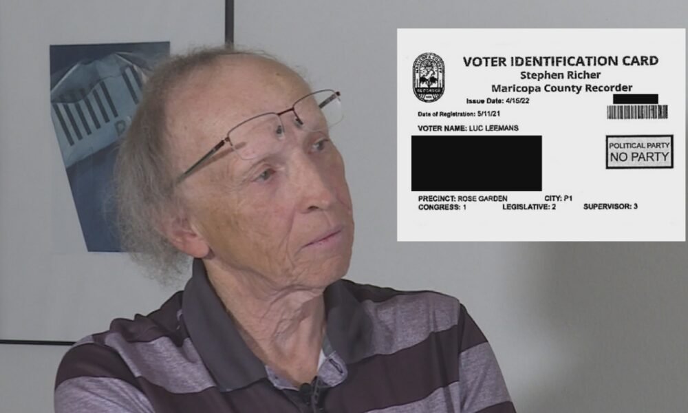 Man in Arizona without US citizenship was unknowingly registered to vote, he says. The slightly mysterious story of Luc Leeman's voter registration.