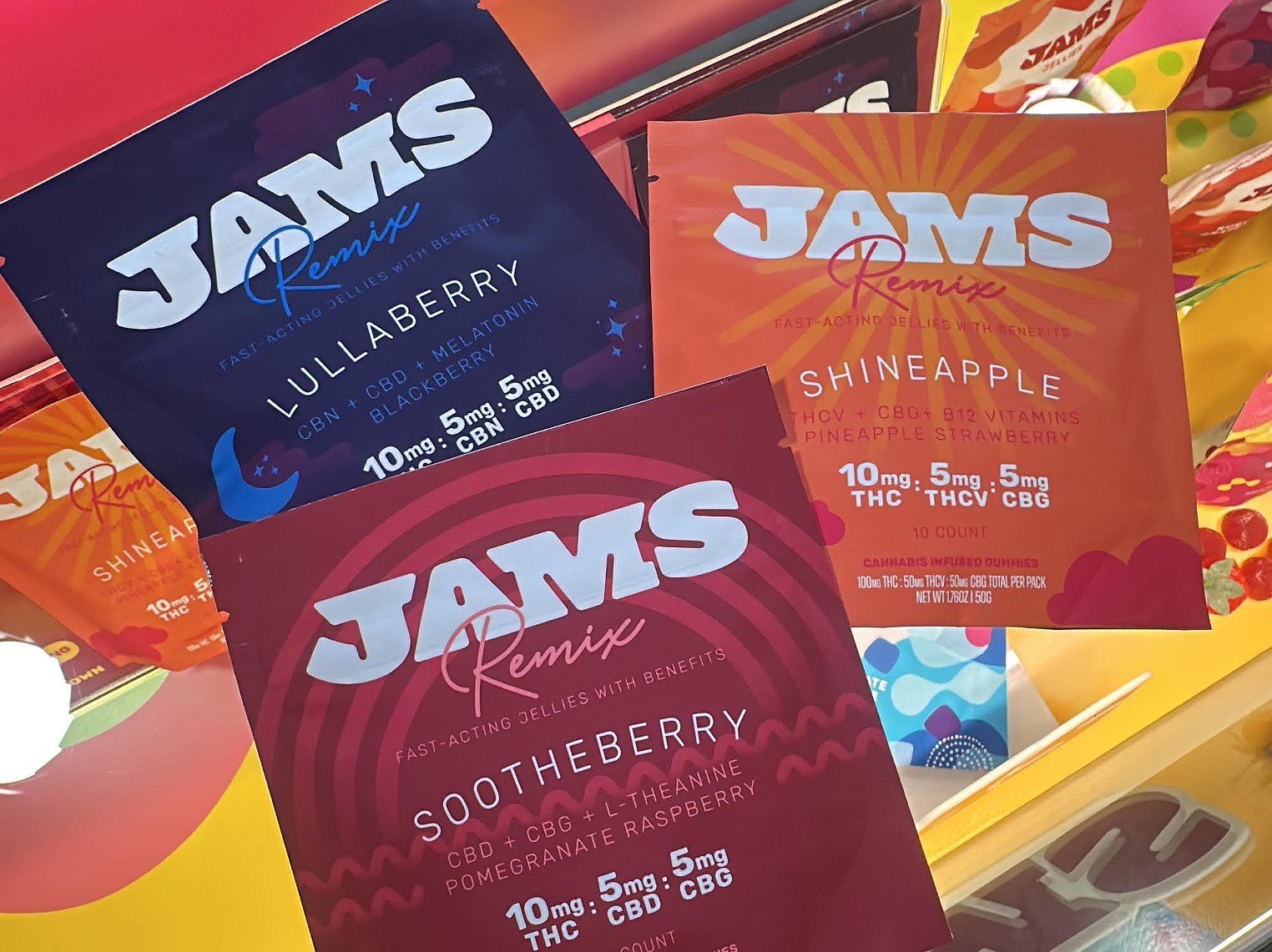 Arizona Curaleaf dispensaries debut JAMS Remix cannabis gummies