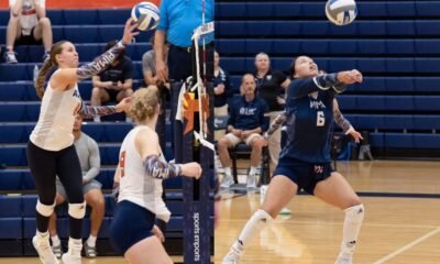 Gilleland combines for 38 kills in 2 matches as PCC volleyball goes 1-1 at Aztec Classic