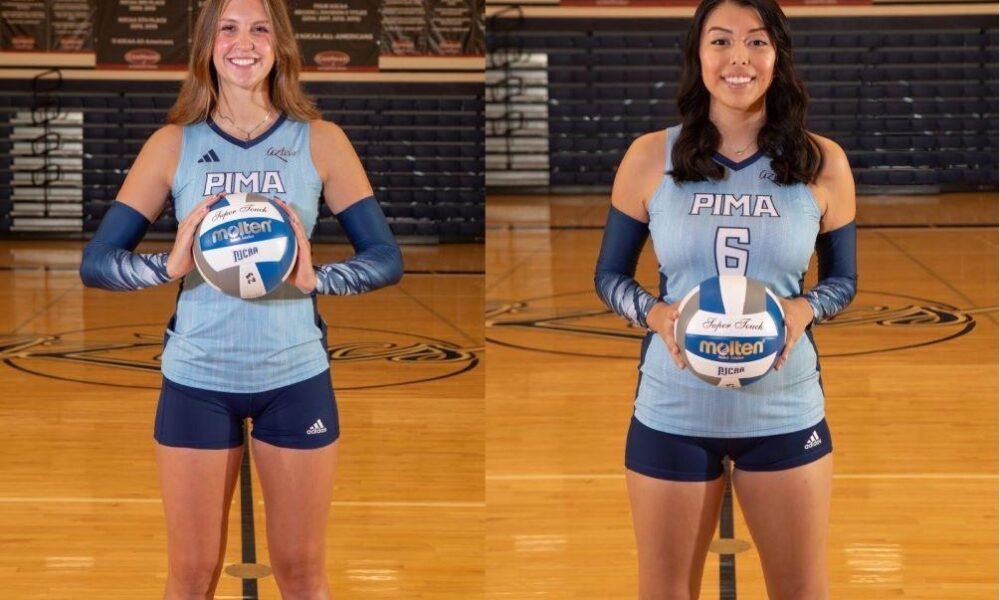 PCC volleyballers Haylee Gilleland & Jasmin Joseph sweep Player of the Week awards