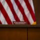 Supervisor Kevin Cavanaugh's seat remains empty during a Pinal County Board of Supervisors special meeting on Oct. 9, 2024 in Florence. [Monica D. Spencer]