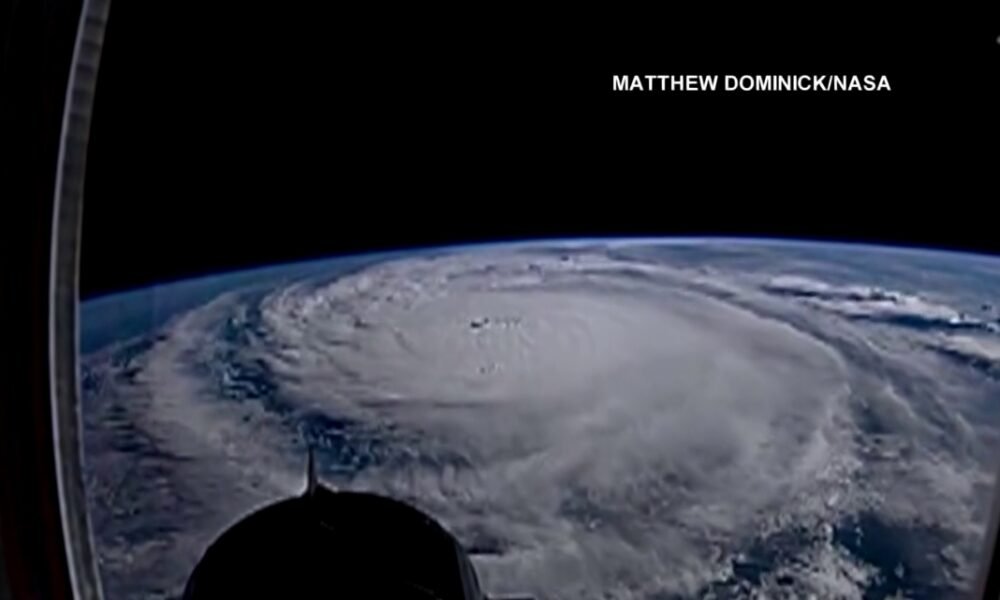 Imagenes de la NASA muestran el huracán Milton desde el espacio mientras se acerca a Florida