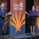 Gallego, Lake spar over Senate seat in their only debate, clashing on immigration and abortion