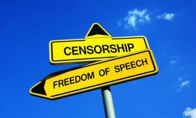 censorship and free speech signs