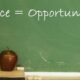 choice = opportunity on chalkboard