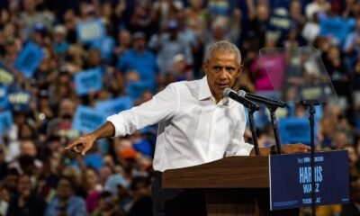 Obama tells Tucson about Trump: 'When he's not complaining, he's trying to sell you stuff'