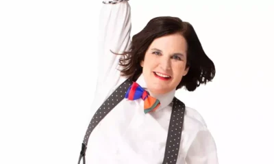 Paula Poundstone visits Phoenix for Harris/Walz political fundraiser