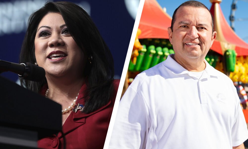 Images of Arizona Treasurer Kimberly Yee and Legislative District 16 candidate Chris Lopez. [Gage Skidmore, Courtesy Chris Lopez]