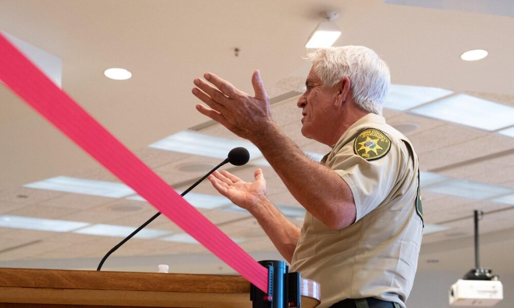 Seeing red lines? Sheriff Nanos gags opponent Lappin as he lets insinuations fly