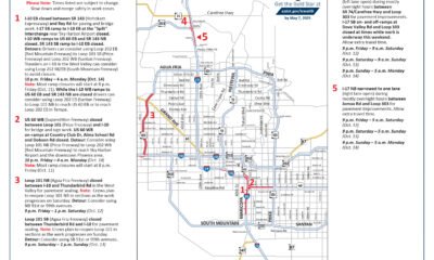 Parts of I-10, US 60 and Loop 101 closed, I-17 restricted this weekend, Oct. 11-14