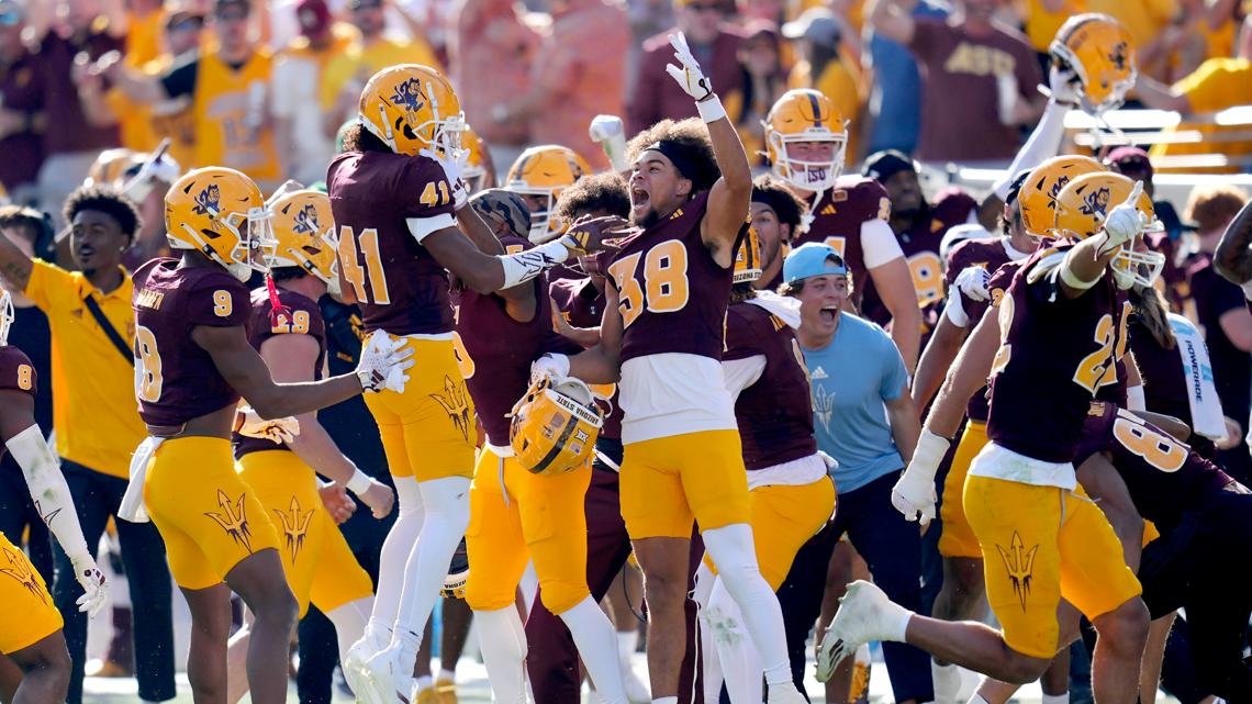 Forks up to No. 14: Sun Devils jump 7 spots in the AP Top 25 after upset victory over BYU