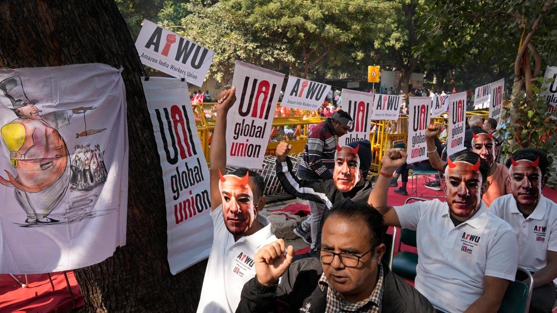 Why are Amazon workers in India striking on Black Friday?