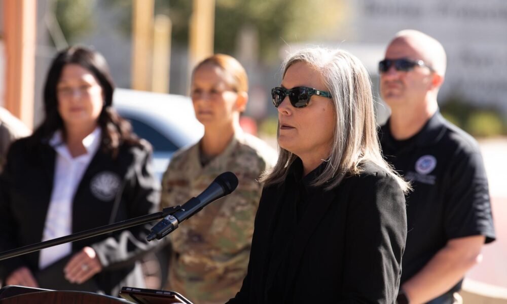 In Nogales, Hobbs praises partnerships against fentanyl smuggling as Trump returns to White House