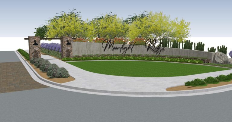 A rendering of the entrance to Moonlight Ridge. [RVI Planning]