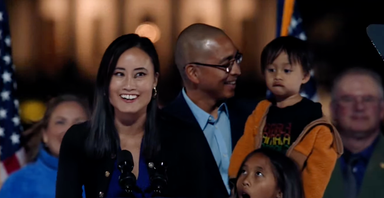 A Phoenix woman was featured at Kamala Harris huge D.C. rally