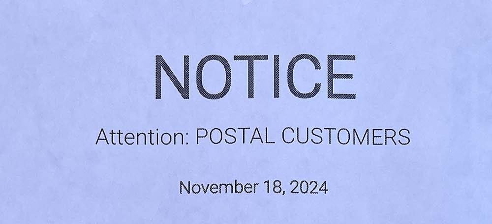 Alert -postal closure