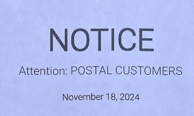 Alert -postal closure