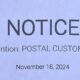 Alert -postal closure