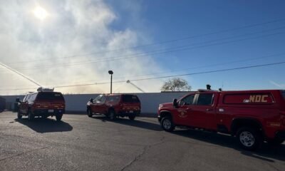 Seeing smoke? Mulch fire sends smoke into sky in Phoenix