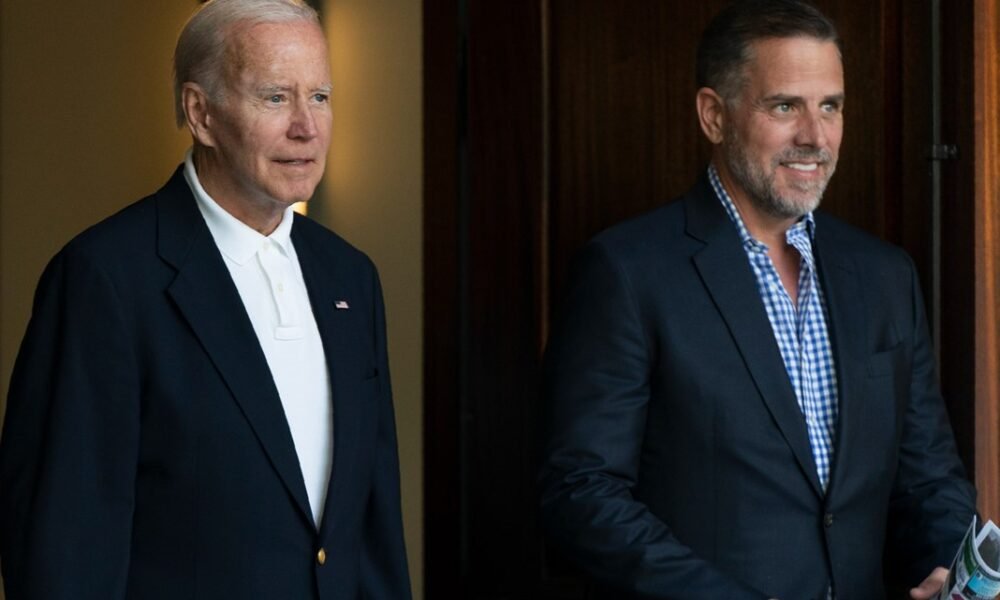 Biden pardons his son Hunter on gun, tax charges, despite previous promises that he would not do so