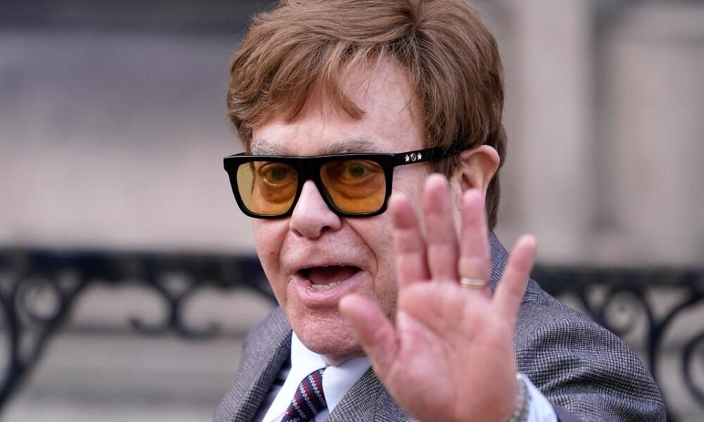 Elton John is blind after an infection, singer reveals