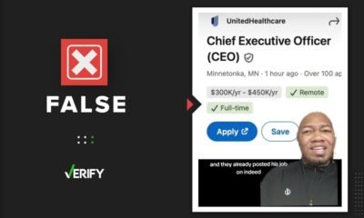 No, UnitedHealthcare didn’t post a job listing for a new CEO the day after Brian Thompson’s death