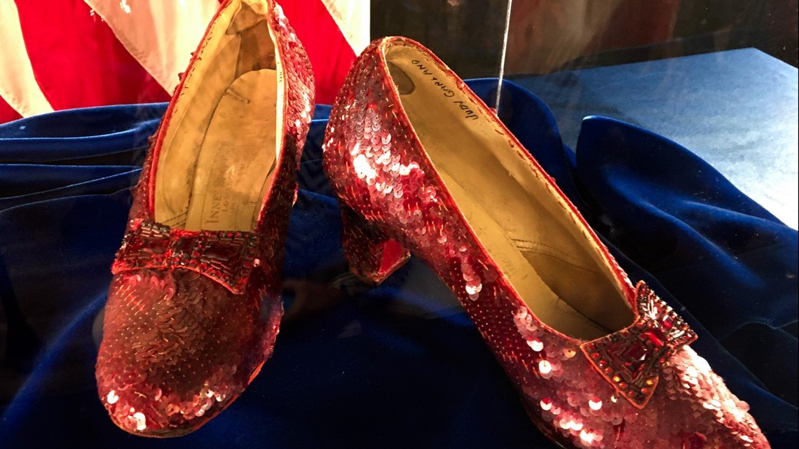 Ruby slippers worn by Judy Garland in 'The Wizard of Oz' to be auctioned nearly 20 years after theft