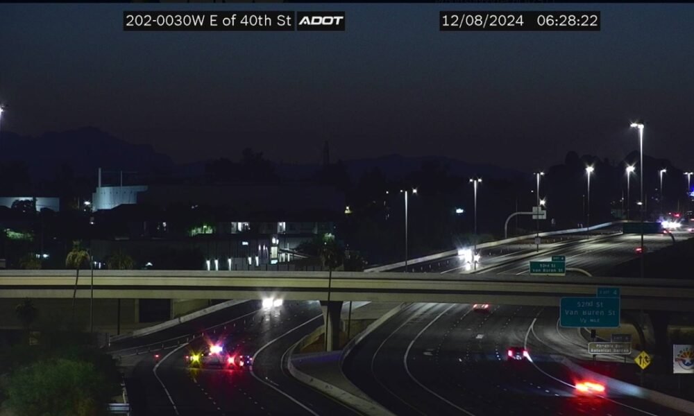 Loop 202 near 44th Street reopens following deadly crash