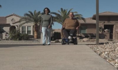 'We were just blown away': Valley man receives mobility scooter after losing leg