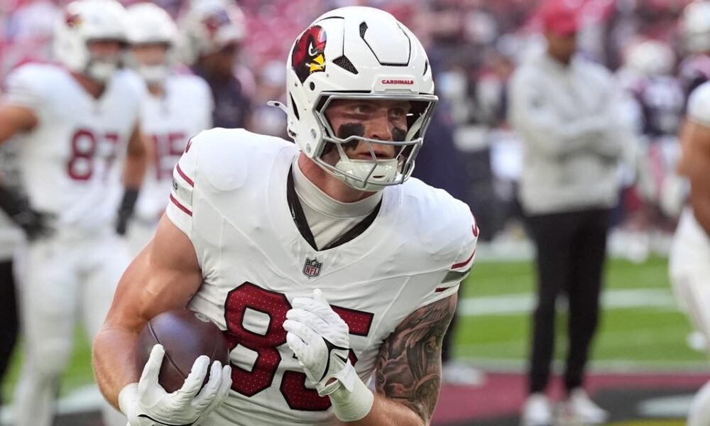 Cardinals tight end Trey McBride sets NFL record for most catches in a season without a touchdown