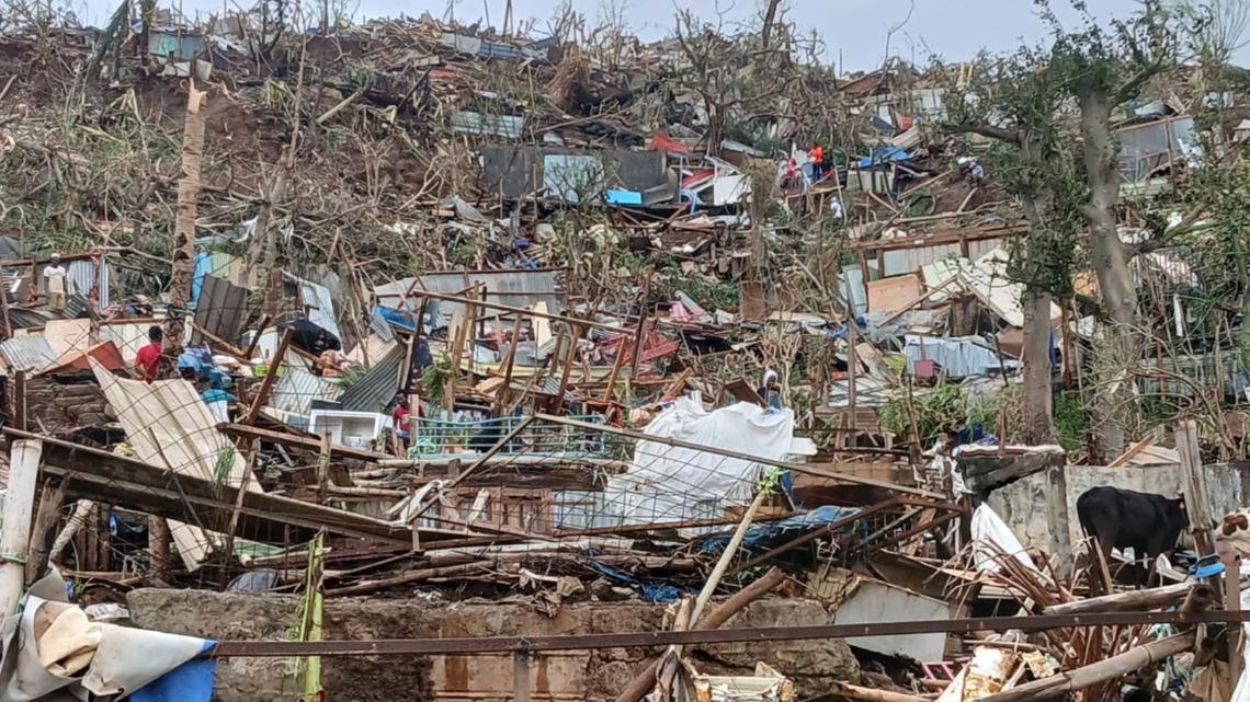 France rushes aid to Mayotte, with hundreds feared dead and hunger rising after Cyclone Chido