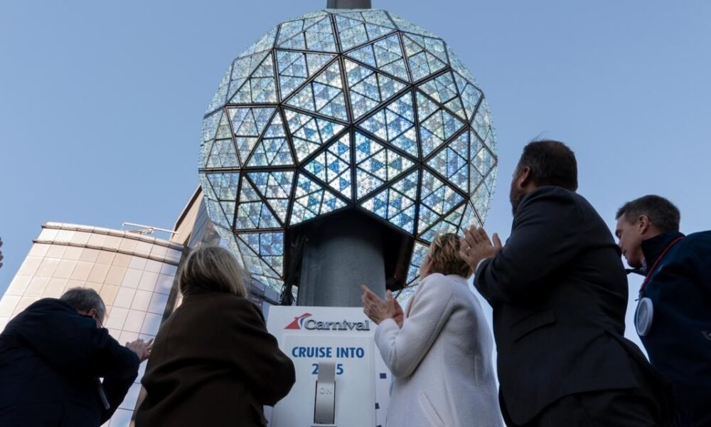 When was the first Times Square New Year's Eve ball drop?