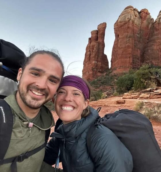 DeMuro conquers Cathedral Rock with a highline