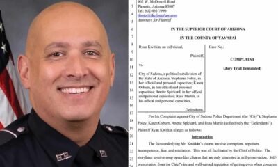 Fired Deputy Police Chief Ryan Kwitkin sues city of Sedona and four staffers