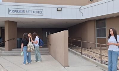 Firefighters respond to smoke in a classroom at Lake Havasu High School