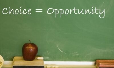 choice = opportunity on chalkboard