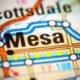 Mesa on map