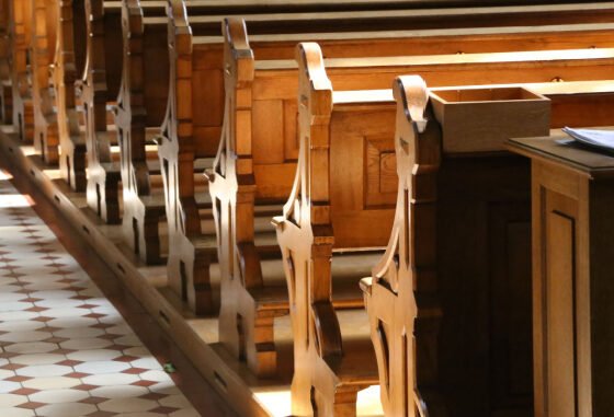 church pews