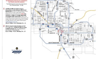 No full freeway closures this weekend, Dec. 13-16