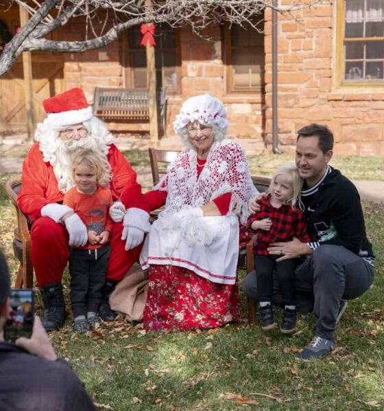 Santa and Mrs. Claus go behind the scenes