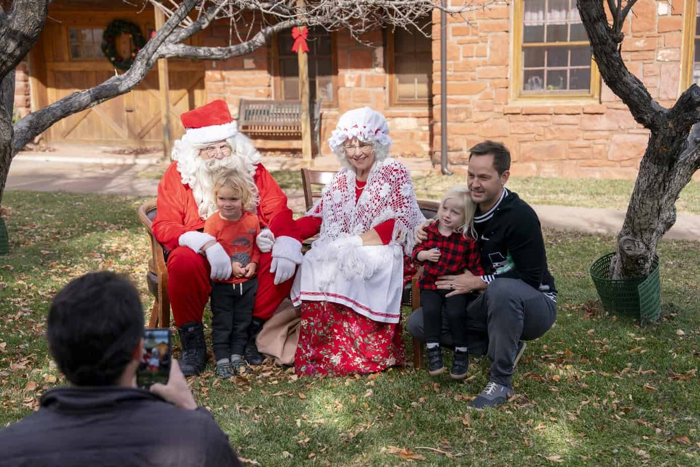 Santa and Mrs. Claus go behind the scenes