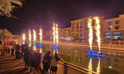 Scottsdale art festival Canal Convergence lit up the night