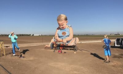 Why is there a gigantic baby along the Loop 303?