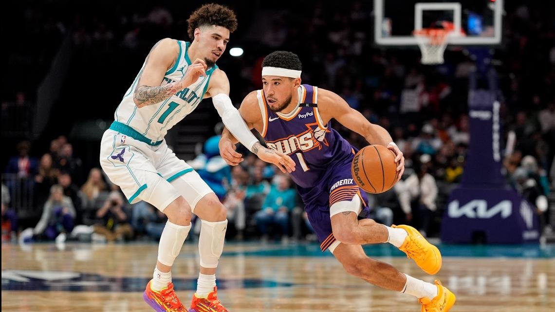 LaMelo Ball scores 32 points as Hornets defeat Suns 115-104 to snap 10-game losing streak
